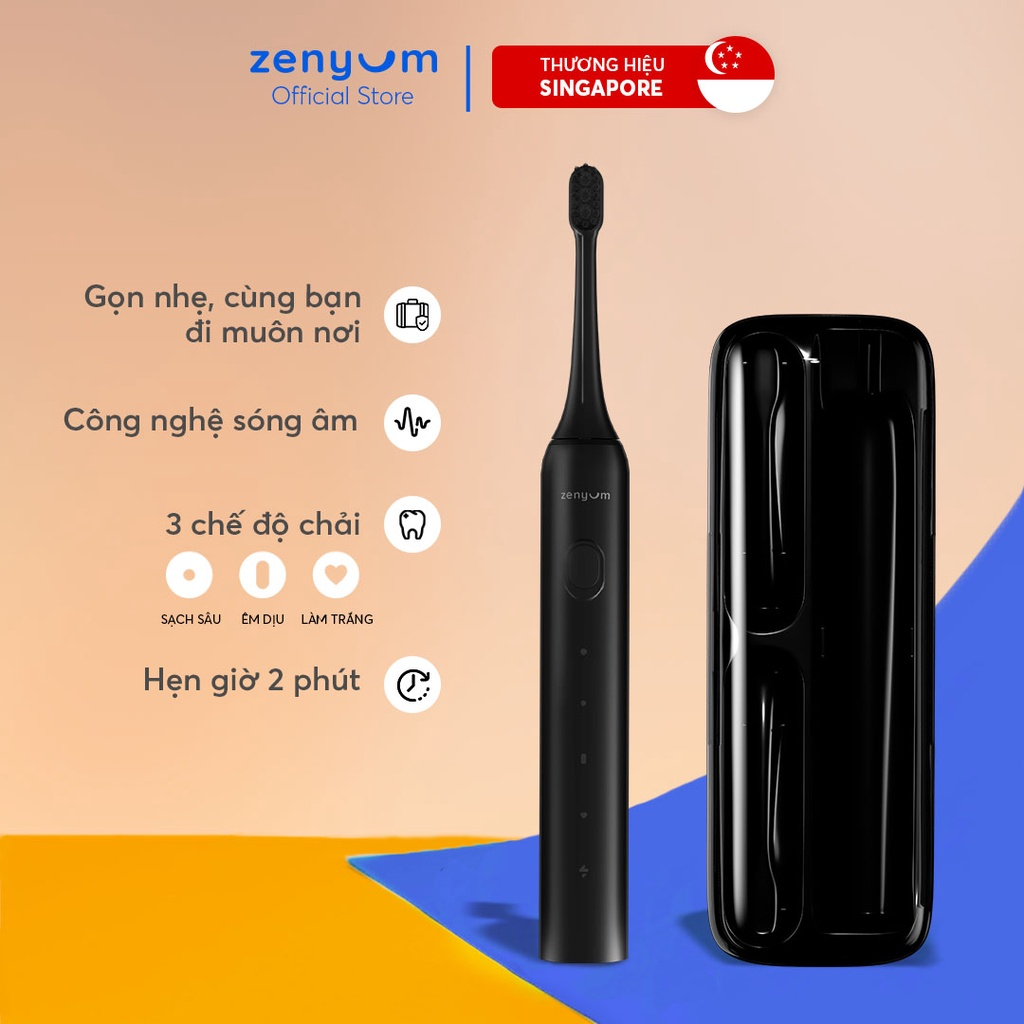 Ảnh Bộ Bàn Chải Điện Zenyum Sonic GO - 1 Bàn Chải + 1 Hộp Đựng 1