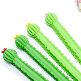 [Combo 5 bút] Bút bi gel xương rồng, bút nước hình cây xương rồng, bút cute cây xương rồng nét 0.38mm