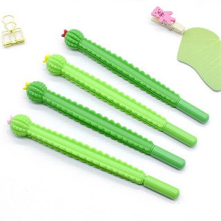 [Combo 5 bút] Bút bi gel xương rồng, bút nước hình cây xương rồng, bút cute cây xương rồng nét 0.38mm