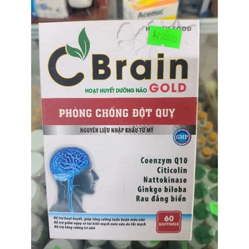 [Hộp 60 viên] Viên Phòng Chống Đột Quỵ, tăng cường tuần hoàn máu não giảm nguy cơ tai biến