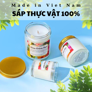 Nến Thơm Handmade Cát Candle - Nến Thơm Sáp Thực Vật Không Khói - An Toàn Cho Sức Khoẻ - Nến Thơm Nhiều Mùi Hương