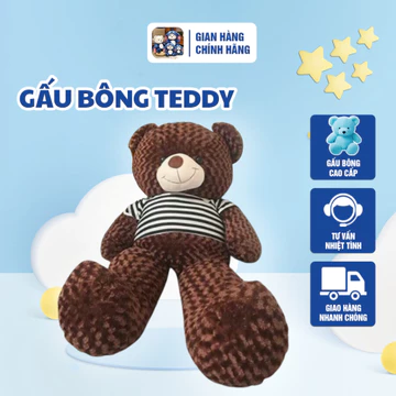 Gấu Bông Teddy Gấu Bông 5 Sao - Gấu Bông Teddy Siêu To Khủng Lồ . Gấu Bông Ôm Ngủ Siêu Thích