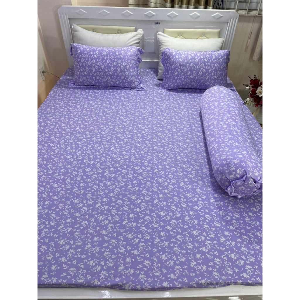 Bộ ga thun lạnh (áo ôm dây kéo) đủ màu có 1m6 và 1m8