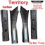 Ốp bậc cửa xe Ford Territory 2022-2024, Nẹp bước chân Territory Chất liệu Carbon hợp kim cao cấp