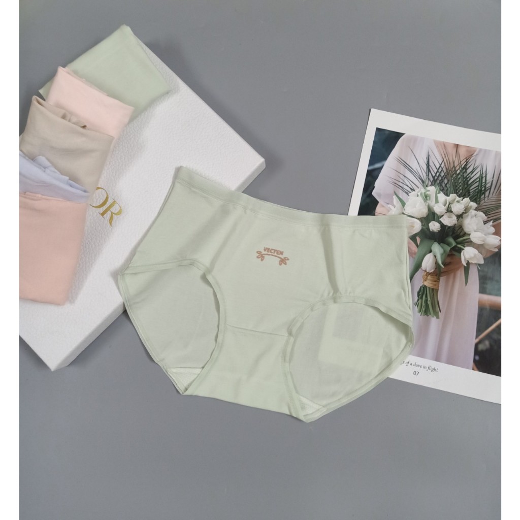 Ảnh Quần lót nữ cotton Vicci cao cấp kháng khuẩn khử mùi thông hơi thoáng khí đường viền mỏng QV.31 1