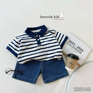 Bộ polo kẻ cho bé trai 1-7 tuổi (9-29kg) N0071