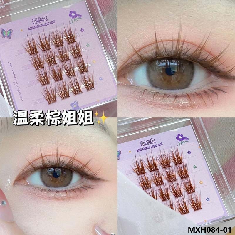 Bộ 5 Cặp Mi Giả Dày Cong Phong Cách Âu Mỹ Cực Slay Mixiaohe - MXH053-01