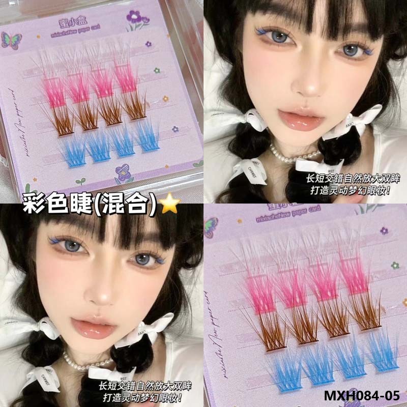 Bộ 5 Cặp Mi Giả Dày Cong Phong Cách Âu Mỹ Cực Slay Mixiaohe - MXH053-01