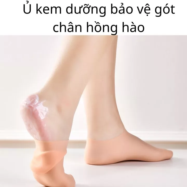 Tất Ủ Chân Silicon Ủ Kem Dưỡng Ẩm Chống Khô Da Nứt Nẻ Gót, Vớ Ủ Chân Giúp Bảo Vệ Da Dưỡng Trắng Mềm Da