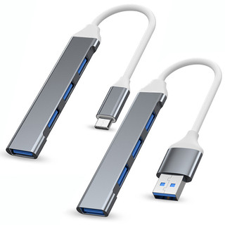 Hub Chia Type C / USB sang 4 Cổng USB 3.0 - Bộ chia Type C 3.1 OTG Cho Xiaomi Lenovo Mac Pro 13 15 Air Pro PC