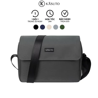 Túi Đeo Chéo Nam Nữ KASUTO Messenger Rush Bag Du lịch Vải Oxford Nhập Khẩu Cao Cấp Chống Thấm Nước, phong cách Hàn