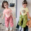 Bộ quần áo bé gái Bộ đồ croptop kết hợp quần Jogger túi hộp cho bé gái TB414 TN415