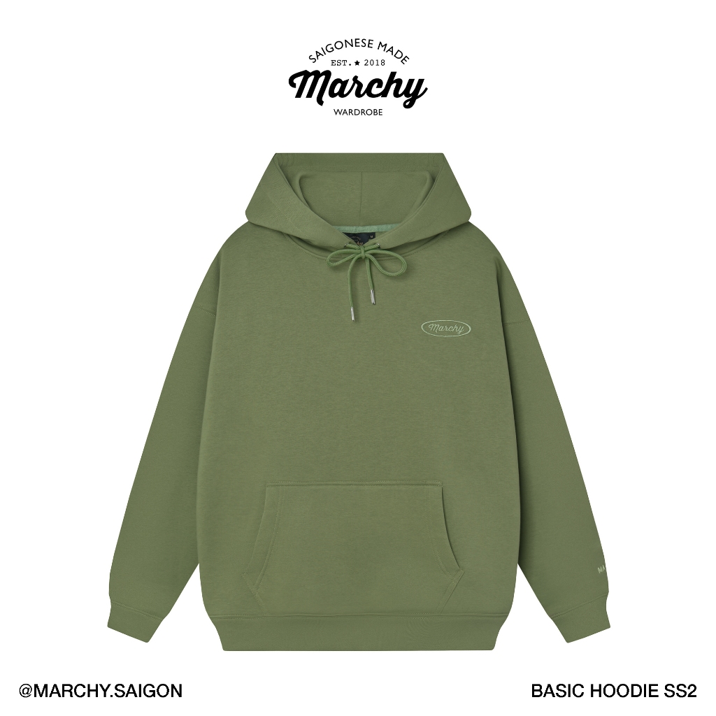 MARCHY Basic Hoodie SS2 Ao khoac trong u Shopee Vi t Nam