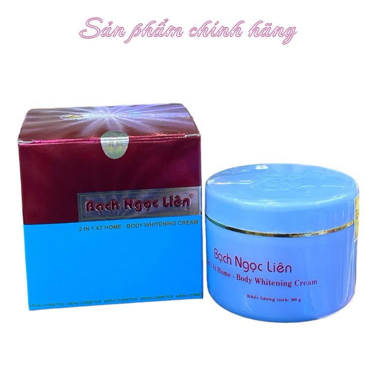 kem dưỡng trắng da toàn thân  bạch Ngọc liên 90gram