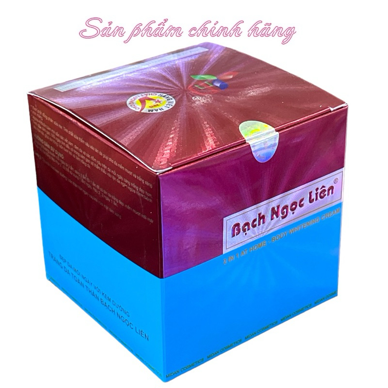 kem dưỡng trắng da toàn thân  bạch Ngọc liên 90gram