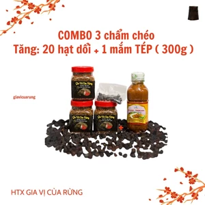 combo 3 chẩm chéo tăng 20 hạt dổi nếp + 1 mắm tôm hoặc tép ( 300g )