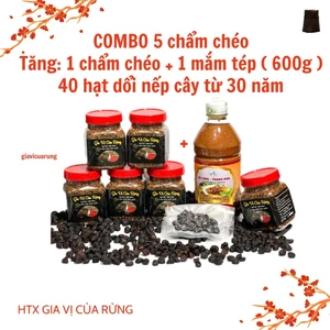 combo 5 chẩm chéo tăng 40 hạt dổi nếm + 1 mắm tôm hoặc tép 600g