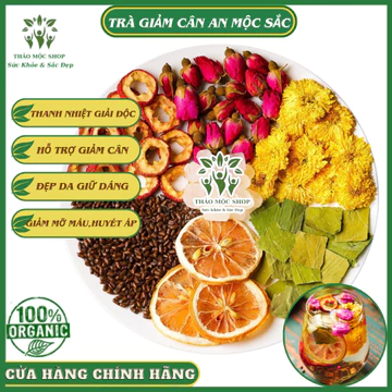 ✅[CHÍNH HÃNG] Trà Giảm Cân Thảo Mộc Ngọc Nữ An Mộc Trà Giảm Mỡ Bụng Giảm Béo Thanh Lọc Cơ Thể Tại Thảo Mộc Shop