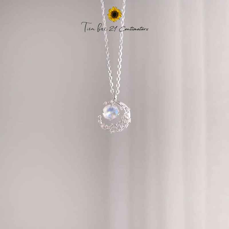 Ảnh Dây chuyền bạc Glitter Moon, Dây chuyền Tiệm bạc 21Centimeters 1