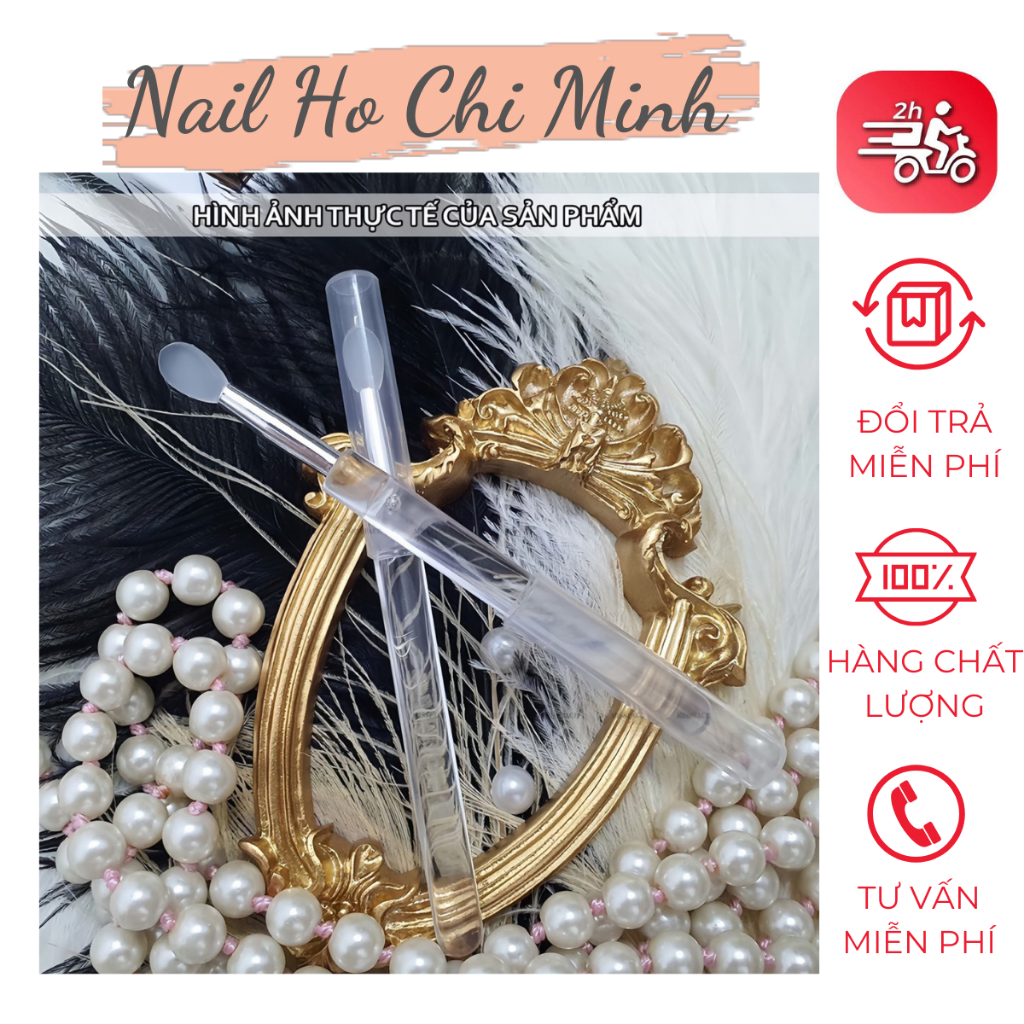 [Sản Phẩm Mới] Cọ chà tráng gương silicon chuyên dụng cho ngành nail