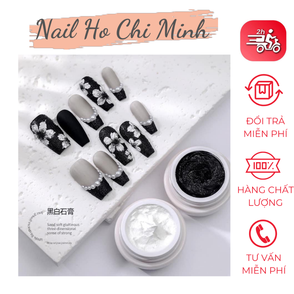 [SẢN PHẨM MỚI] Gel xi măng Song Qiao, gel thạch cao lẻ màu đen trắng