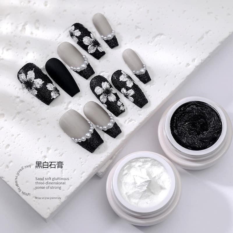 [SẢN PHẨM MỚI] Gel xi măng Song Qiao, gel thạch cao lẻ màu đen trắng