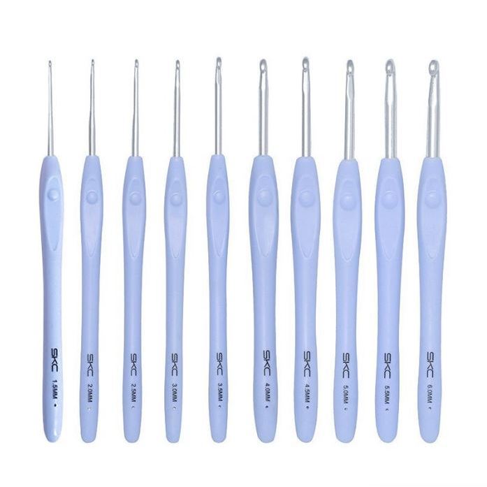 Kim móc SKC cán nhựa dẻo chất lượng kim móc len handmade