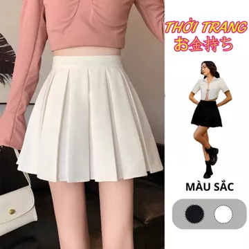 Chân Váy Xếp Ly Xoè Chữ A Công Sở Váy Ngắn MiNi Cao Cấp,Chân Váy,Tennis Đẹp Hàn Quốc Ly Úp 385