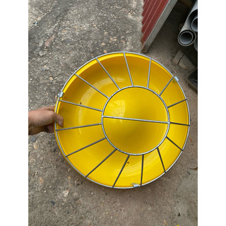 Máng Ăn Chống Bới Gia cầm Gà, Vịt, Ngan, Ngỗng Nhựa Nguyên Sinh Và Thép Chống Gỉ Siêu Bền Giá Xưởng