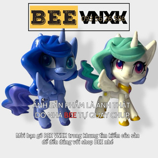 Set 2 ngựa pony chị em công chúa Luna, Celestia - Đồ chơi My Little Pony chính hãng Hasbro xuất dư không hộp BEE VNXK