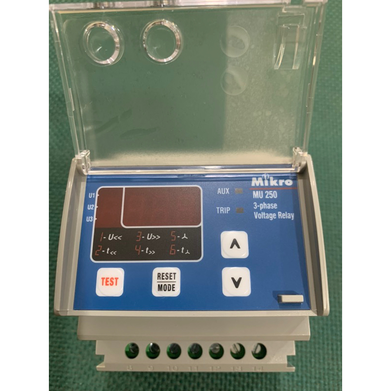 Rơ-le bảo vệ điện áp Mikro MU250-415V chính hãng / Relay bảo vệ điện áp ...