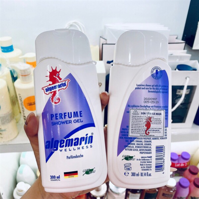 Sữa tắm cá ngựa hương nước hoa 𝐀𝐥𝐠𝐞𝐦𝐚𝐫𝐢𝐧 𝐖𝐞𝐥𝐥𝐧𝐞𝐬𝐬 𝐏𝐞𝐫𝐟𝐮𝐦𝐞 𝐒𝐡𝐨𝐰𝐞𝐫 𝐆𝐞𝐥