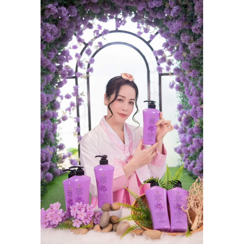( Mua 3 Tặng 1 ) Sữa Tắm Saffron Body Shower Gel Laura Sunshine Nhật Kim Anh