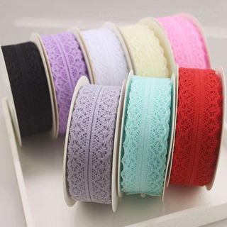 Dây ruy băng vải ren bản 3cm nhiều màu sắc làm phụ kiện,trang trí, gói quà, thủ công handmade (bán 2 mét, 5 mét)