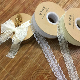 Dây ruy băng vải ren bản 3cm nhiều màu sắc làm phụ kiện,trang trí, gói quà, thủ công handmade (bán 2 mét, 5 mét)