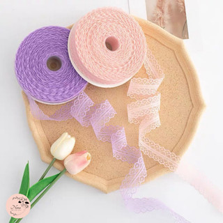 Dây ruy băng vải ren bản 3cm nhiều màu sắc làm phụ kiện,trang trí, gói quà, thủ công handmade (bán 2 mét, 5 mét)