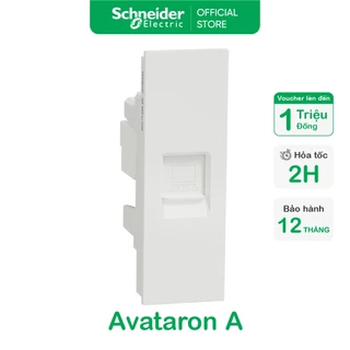Ổ cắm mạng cat6e - size S - Trắng - IP20 - Schneider Electric - M3T1RJ6M_WE