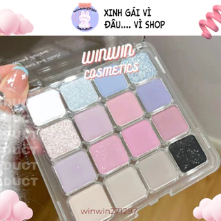 [Hỏa Tốc 2H] Bảng Phấn Mắt Hold Live 16 Ô Màu Sunset Magic, Tông Pastel Nhẹ Nhàng HL716 Trang Điểm Mắt Nhũ Mịn Lì Xinh