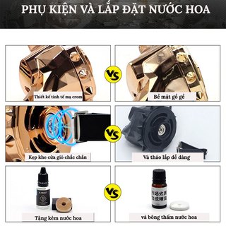 Sáp Thơm Ô Tô, Nước Hoa Cài Cửa Gió Điều Hòa Xe Hơi Đầu Chó Pitbull Kèm Tinh Dầu Cao Cấp CARZONE
