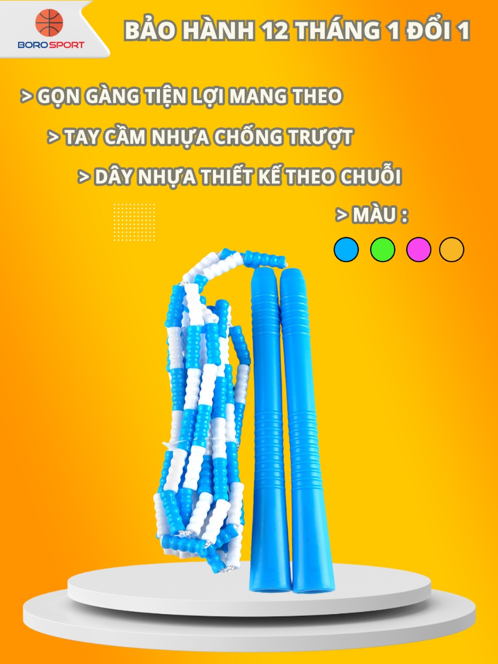 Ảnh Dây nhảy Beaded rope KAT chuỗi hạt Cleacco BORO SPORT 1