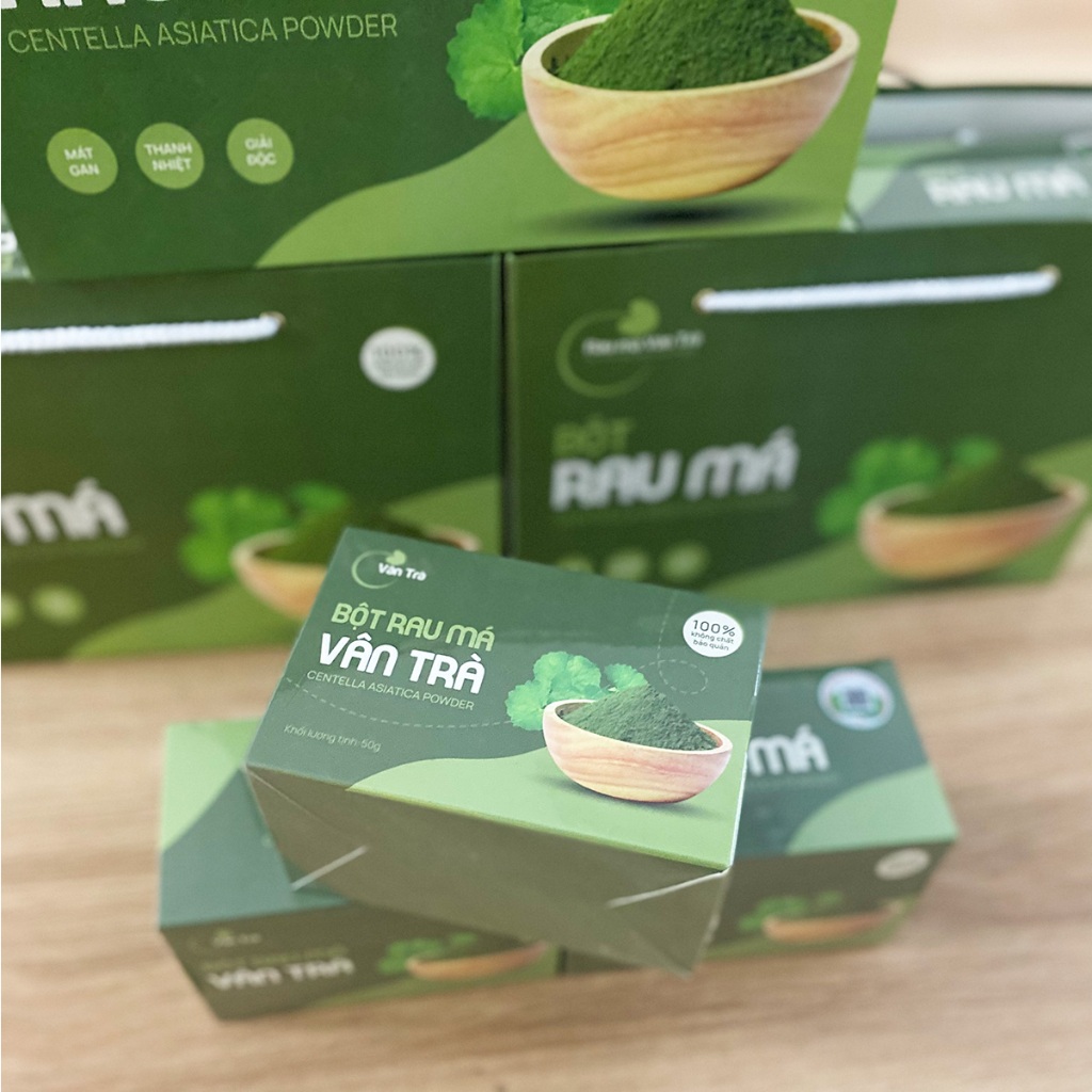 Bột Rau Củ Nguyên Chất Vân Trà Gói 2.5g Vị Rau Má