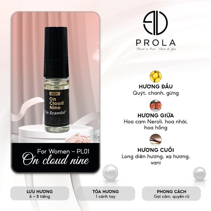Ảnh Nước Hoa Chính Hãng Prola Mini Nam Nữ Thơm Lâu nhẹ Nhàng Cuốn Hút 3ml - 21 Mùi Hương Ngẫu Nhiên 2