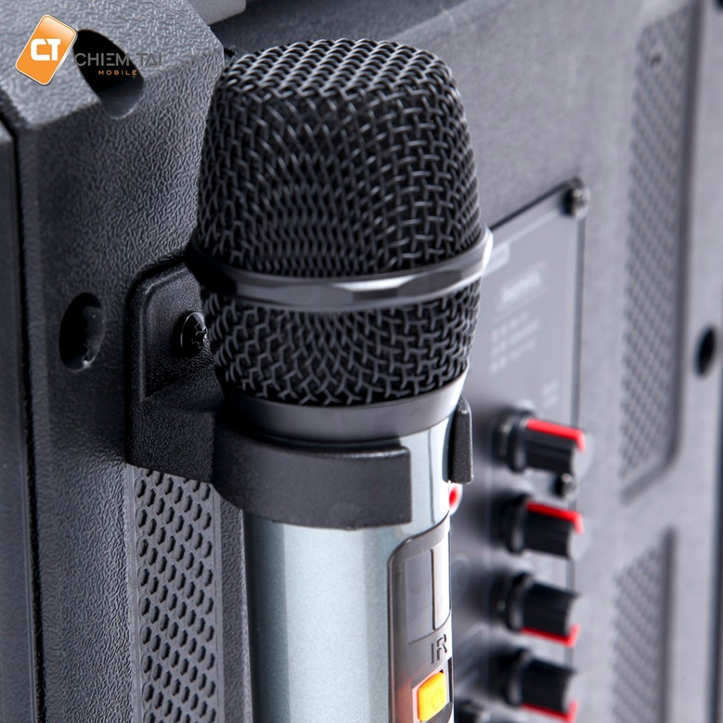 Loa kéo Bluetooth Karaoke cao cấp Remax RB-X5 công suất 50W - Kèm 2 ...