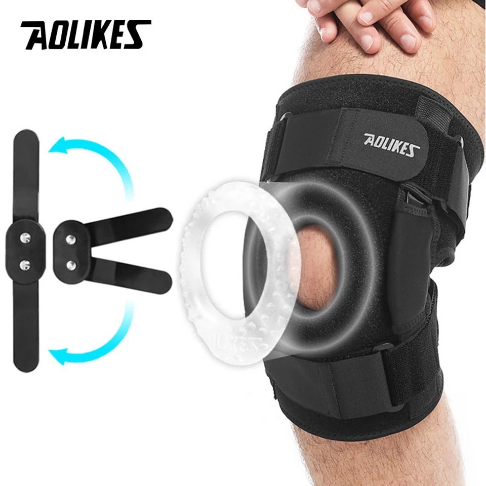 Bó Gối Thể Thao AOLIKES Cải Tiến,Bó Gối Bảo Vệ Khớp Gối Đứt Dây Chằng Chéo Chính Hãng Aolikes 7907