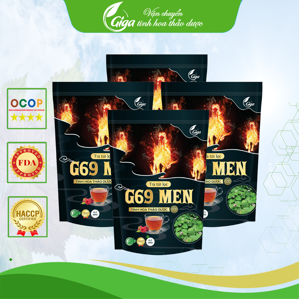 Trà túi lọc G69 Men Giga - Tinh hoa thảo dược | Shopee Việt Nam