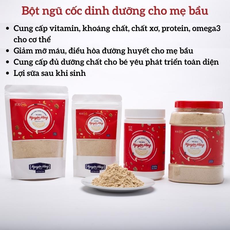 Ngũ cốc dinh dưỡng cho mẹ bầu Nguyên Hồng – Bột ngũ cốc cho bà bầu từ 15 loại hạt tự nhiên cao cấp