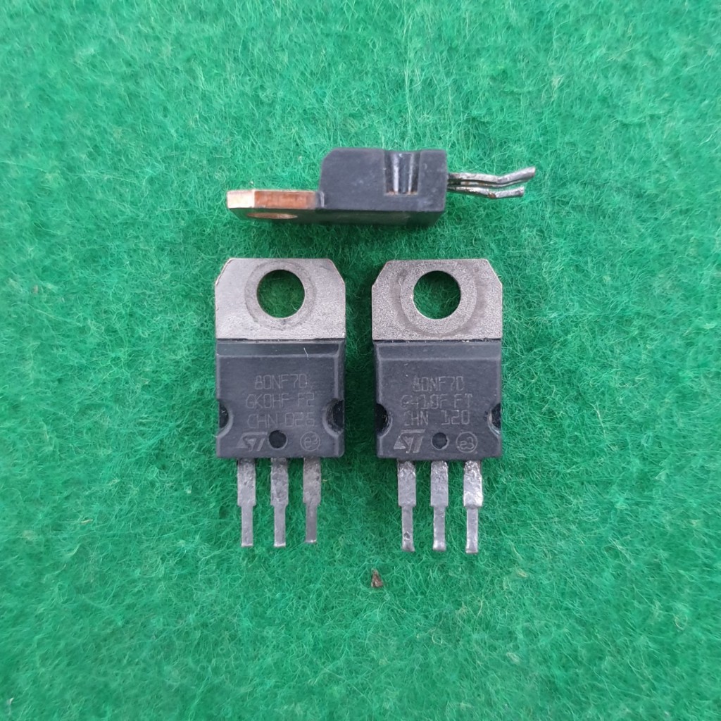 MOSFET 80NF70 lưng đồng loại xịn N-CH 80A 70V TO220 Tháo Máy | Shopee ...