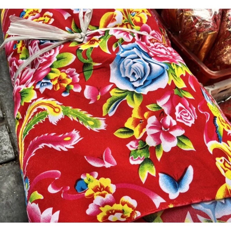 Vải chăn con công đơn trang trí, vintage, decor tết, trải bàn vải liền khổ 1,6m siêu đẹp
