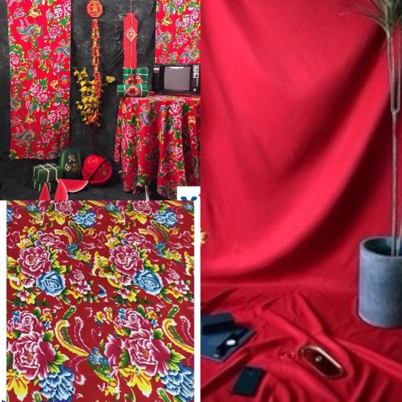Vải chăn con công đơn trang trí, vintage, decor tết, trải bàn vải liền khổ 1,6m siêu đẹp