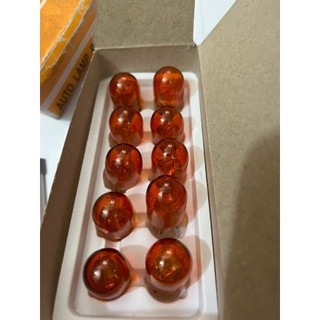 Bóng đèn ô tô, bóng đèn phanh ô tô, bóng xi nhan ô tô chân cắm T20 12V 21/5W 2 tóc màu vàng.